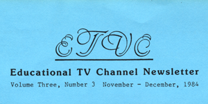 ETVC Vol. 3 No. 3 Nov Dec 1984