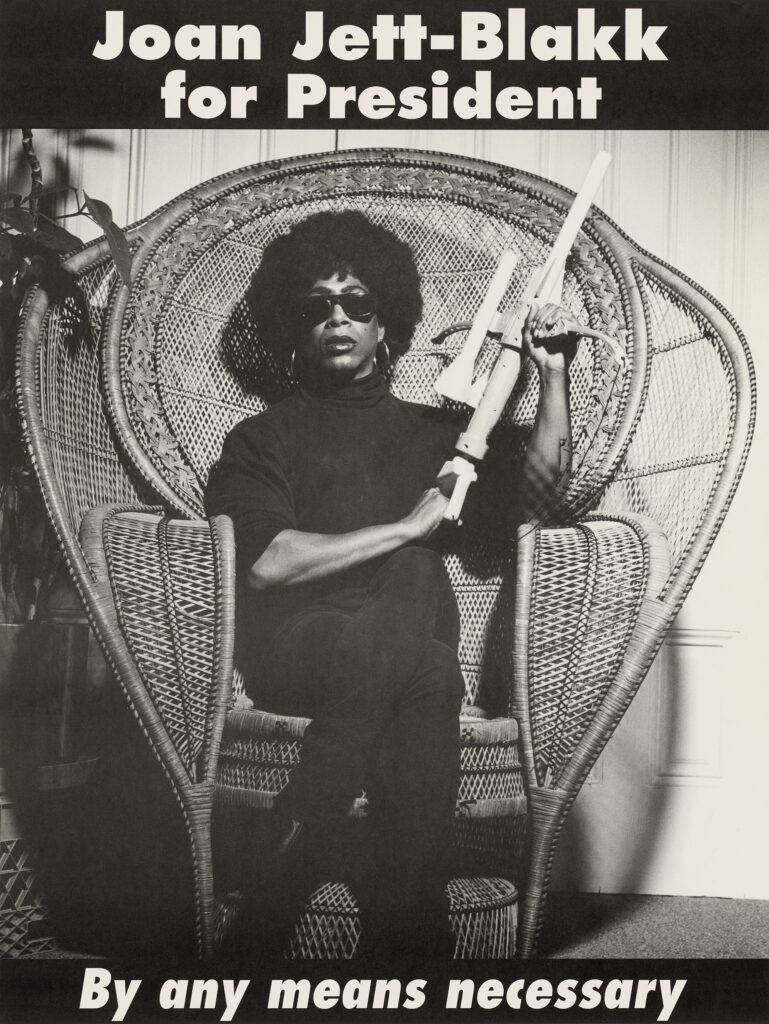 JOAN JETT-BLAKK FOR PRESIDENT (1992) America's first drag queen presidential candidate